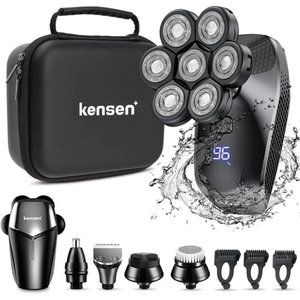 7D Head Shaver,5in1 Bald Head Shavers for Men,Head Electric Razor with Nose Hair